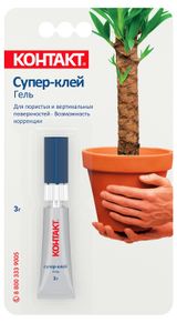 Изображение товара Супер-клей «Контакт» гель, 3 г