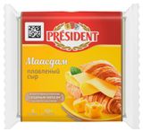 Изображение товара Сыр плавленый тостовый President Маасдам слайсы 40% БЗМЖ, 150 г