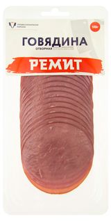 Изображение товара Говядина варено-копченая «Ремит» Отборная нарезка, 150 г