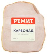 Изображение товара Карбонад свиной варено-копченый «Ремит» Домашний из свинины, ~ 0,5 кг