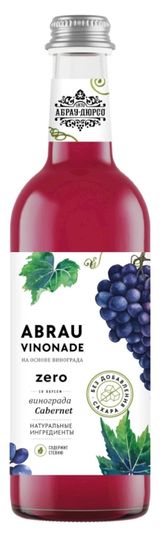 Изображение товара Напиток газированный «Абрау-Дюрсо» Abrau Vinonade Каберне безалкогольный, 375 мл