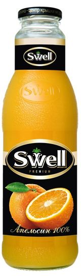 Изображение товара Сок Swell Апельсиноый с мякотью, 750 мл
