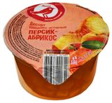 Изображение товара Десерт плодово-ягодный АШАН Красная птица Персик и Абрикос, 150 г