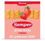 Изображение товара Печенье детское Semper с клубникой с 6 мес., 125 г