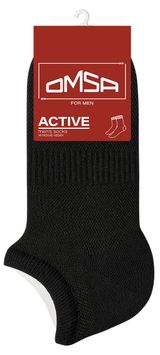 Изображение товара Носки мужские OMSA for MEN Active укороченные Nero, р 39-41