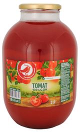 Изображение товара Сок томатный АШАН Красная птица, 3 л