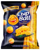 Изображение товара Кукурузные шарики «Русскарт» Сыр Ball со вкусом сыра, 140 г
