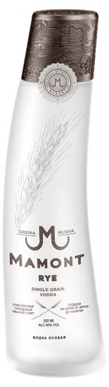 Изображение товара Водка Mamont Ржаная Россия, 0,5 л