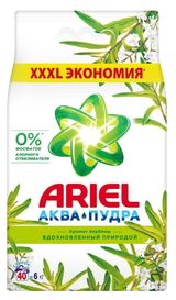 Изображение товара Стиральный порошок Ariel Аква пудра с ароматом вербены, 6 кг