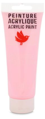 Изображение товара Краска акриловая АШАН Красная птица розовая, 120 мл
