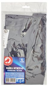 Изображение товара Майка мужская АШАН Красная птица гладкая серая, размер 52