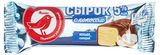 Изображение товара Сырок творожный АШАН Красная птица глазированный с кокосом 5% ГОСТ БЗМЖ, 40 г