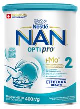 Изображение товара Смесь сухая молочная NAN 2 Optipro для роста иммунитета и развития мозга с 6 мес. БЗМЖ, 400 г