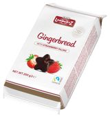 Изображение товара Пряники Lambertz Gingerbread с клубничной начинкой в шоколаде, 200 г