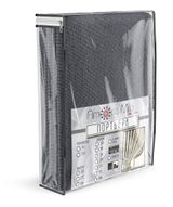 Изображение товара Портьера Amore Mio Эко лен блэкаут графит, 160х260 см