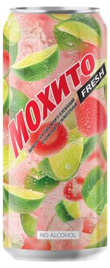 Изображение товара Напиток газированный «Мохито» освежающий клубничный, 0,45 л