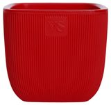 Изображение товара Горшок VipSet Фабио с дренажной системой красный, 4,7 л