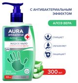 Изображение товара Мыло жидкое Aura Алоэ Антибактериальное, 300 мл