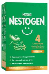 Изображение товара Молочко Nestogen 4 для комфортного пищеварения с пребиотиками и лактобактериями с 18 мес БЗМЖ, 300 г