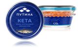 Изображение товара Икра лососевая «Путина» Кеты зернистая, 120 г