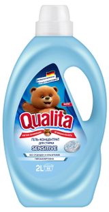 Изображение товара Гель для стирки Qualita Универсальный без запаха, 2 л