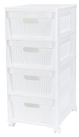 Изображение товара Комод на колесиках Econova Velvet 4 ящика, 300х385х690 мм