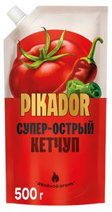 Изображение товара Кетчуп томатный Pikador Супер-острый, 500 г
