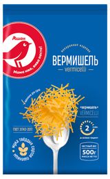 Изображение товара Макаронные изделия АШАН Красная птица Vermicelli вермишель, 500 г