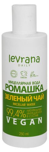 Изображение товара Мицеллярная вода Levrana Зеленый чай и ромашка, 250 мл
