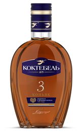 Изображение товара Коньяк «Коктебель» 3 года Россия, 0,25 л