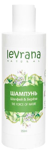 Изображение товара Шампунь для волос Levrana Шалфей и Береза, 250 мл
