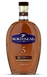 Изображение товара Коньяк «Коктебель» 5 лет Россия, 0,5 л