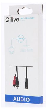 Изображение товара Адаптер Qilive 3,5 мм ГН-2RCA0, 150 см