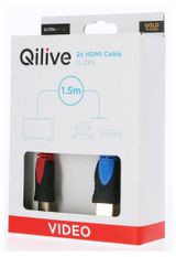 Изображение товара Набор разъемов Qilive HDMI, 1,5 м