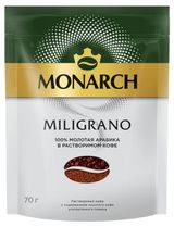 Изображение товара Кофе растворимый MONARCH Miligrano сублимированный, 70 г