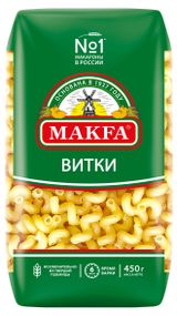 Изображение товара Макаронные изделия Makfa Витки пружинки, 450 г