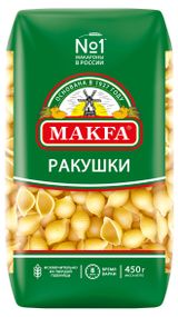 Изображение товара Макаронные изделия Makfa Ракушки, 450 г