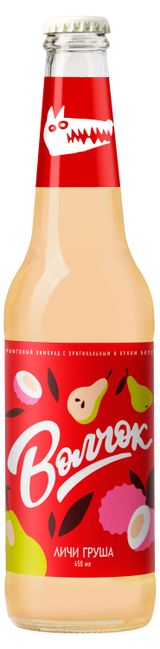 Изображение товара Напиток газированный «Волчок» Личи груша, 450 мл