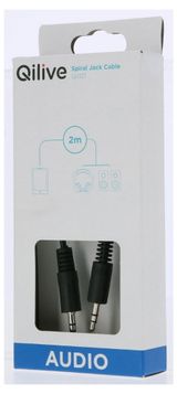 Изображение товара Кабель Qilive 3,5 мм спираль, 2 м