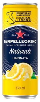 Изображение товара Напиток газированный Sanpellegrino Limonata с соком лимона Италия, 0,33 л