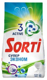 Изображение товара Стиральный порошок Sorti Супер эконом автомат, 6 кг