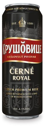 Изображение товара Пиво Krusovice Cerne темное фильтрованное 4,1%, 430 мл