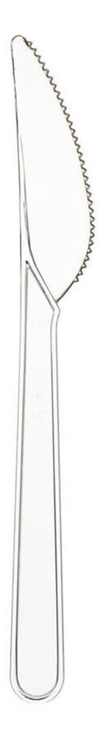 Изображение товара Набор одноразовых ножей Actuel прозрачные 17х3 см, 20 шт