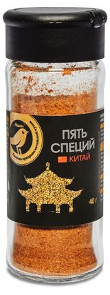 Изображение товара Смесь пряностей АШАН Золотая птица пять специй, 40 г