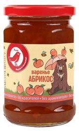 Изображение товара Варенье АШАН Красная птица абрикосовое, 380 г