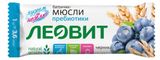 Изображение товара Батончик злаковый «ЛЕОВИТ» мюсли черника и лютеин, 30 г