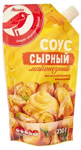Изображение товара Соус майонезный АШАН Красная птица сырный, 230 г