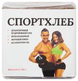 Изображение товара Хлеб ржано-пшеничный «Спортхлеб» мультизлаковый цельнозерновой на ржаном солоде бездрожжевой нарезка, 450 г