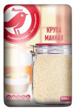 Изображение товара Крупа манная АШАН Красная птица, 500 г
