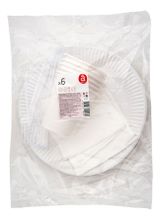 Изображение товара Набор Actuel посуды одноразовой на 6 персон